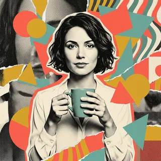 Beispielbild im Stil „Pop-Collage“