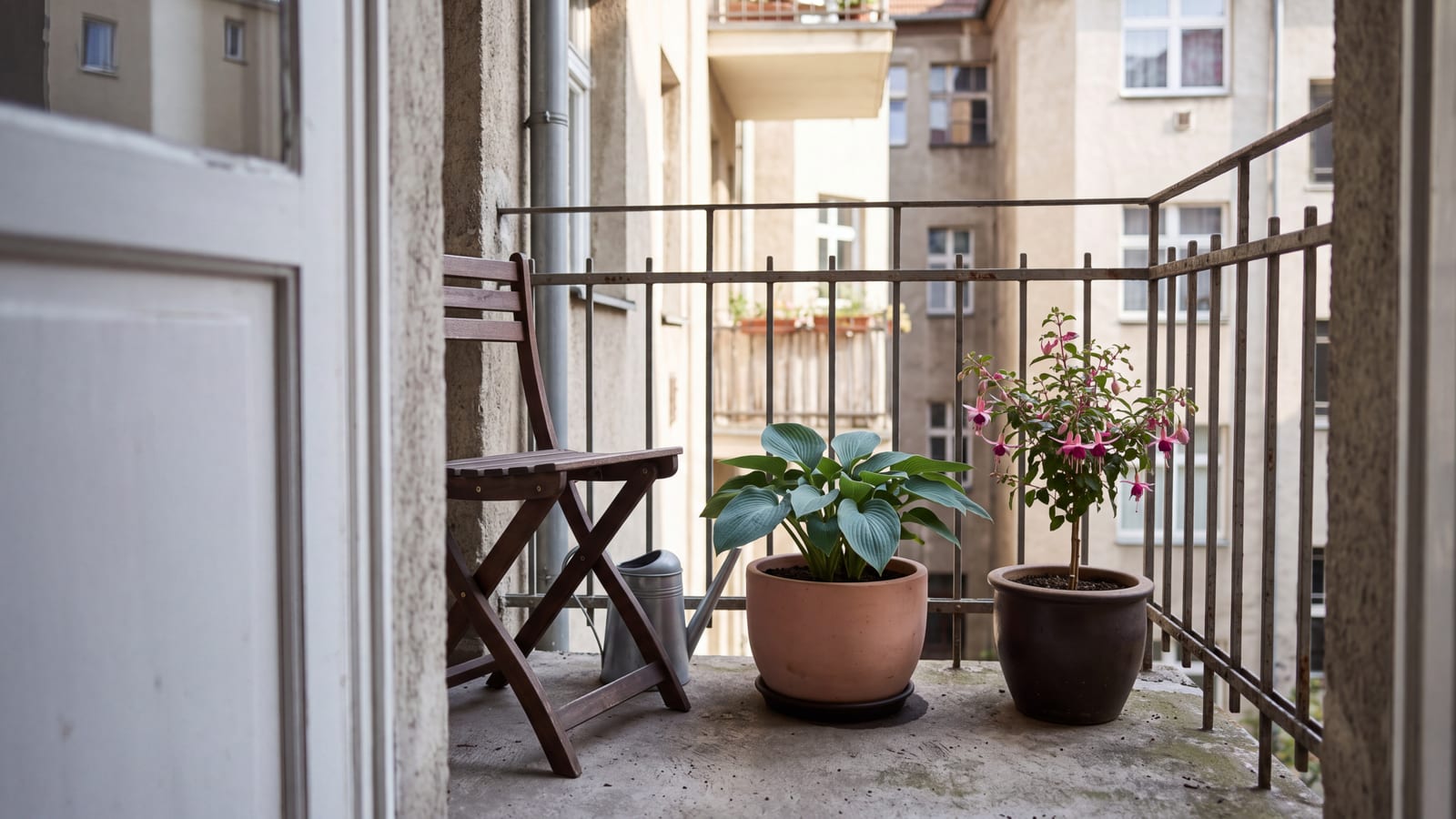 Einen schattigen Balkon bepflanzen